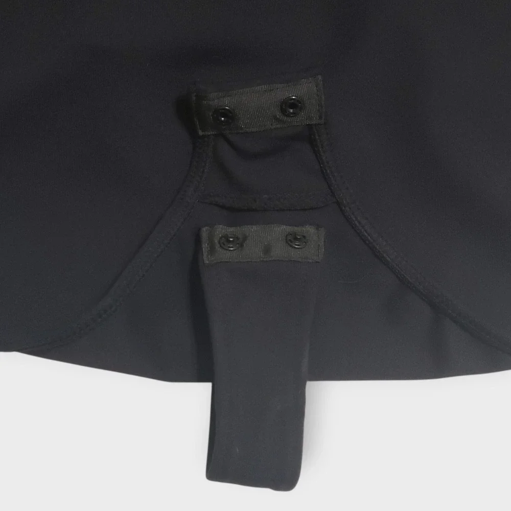 NWT Intimately Free‎ People She's So Sleek Square Neck Thong Bodysuit Black XL